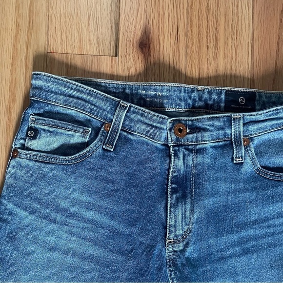 Adriano Goldschmied Blue Cropped Ankle Stretch Legging Skinny Jeans EUC Size 28 - Picture 5 of 10